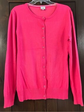 Cielo Hot Pink Cardigan Sz XL